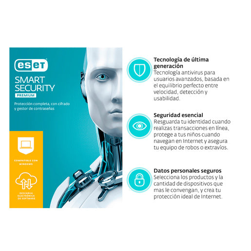 Eset Smart Security Premium 3 PC 3 Años