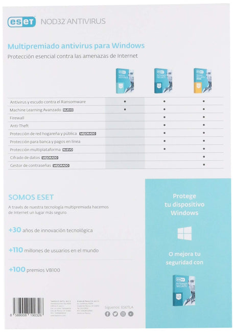 Eset Internet Security 5 PC 1 Año