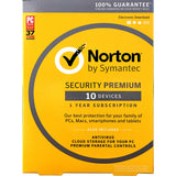 Norton Security Premium para 10 pc de 1 año