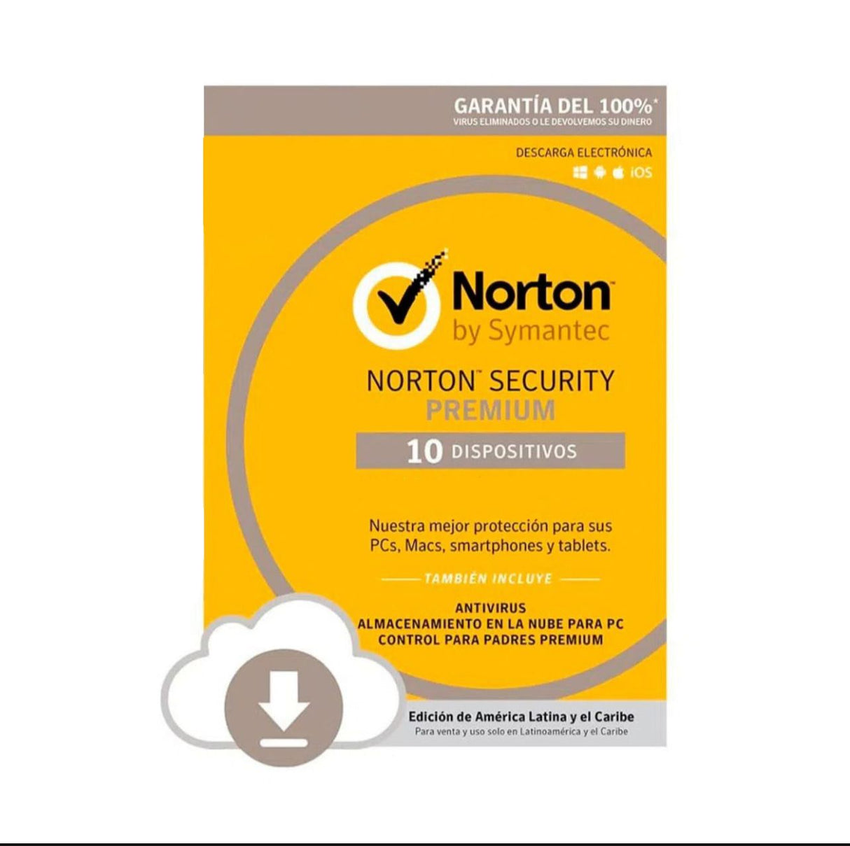 Norton Security Premium 10 PC 2 Años