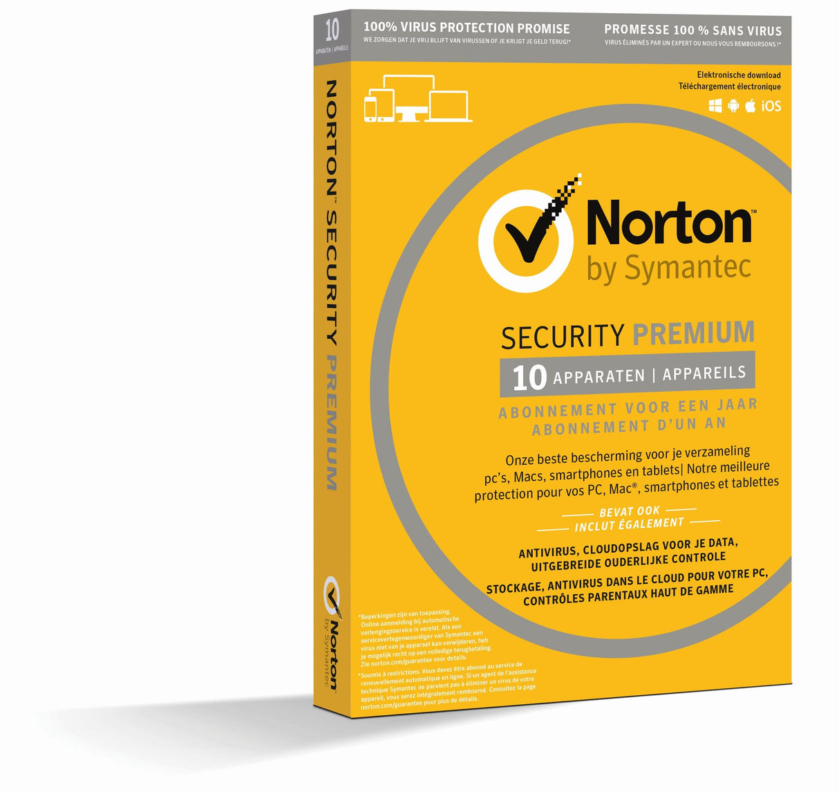 Norton Security Premium para 10 pc de 3 año